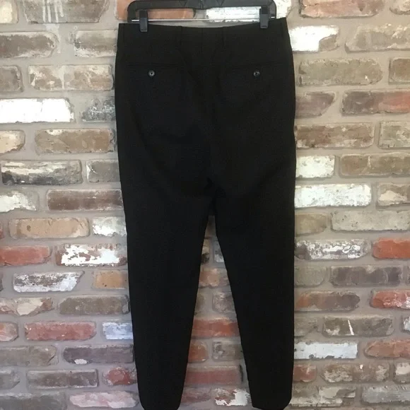 APT. 9 Men’s Black Mono Stripe 2 Button Blazer Pants Suit 40 S 32X32